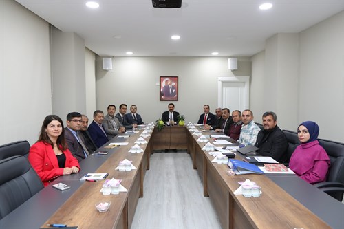 Hatay Valimiz Sayın Mustafa MASATLI Başkanlığında, Erzin Karma Organize Sanayi Bölgesi Müteşebbis Heyeti Toplantısı gerçekleştirildi.